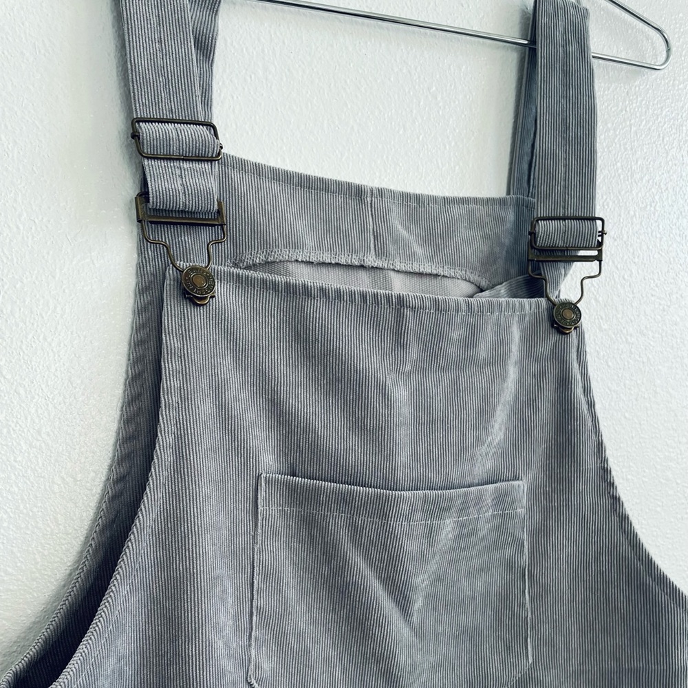Corduroy Overall Dress 🤍